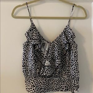 Urban Outfitters ruffle crop top